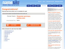 Tablet Screenshot of financial-services-online.com